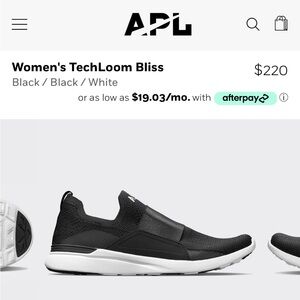 APL Black Techloom Bliss Athletic Shoes